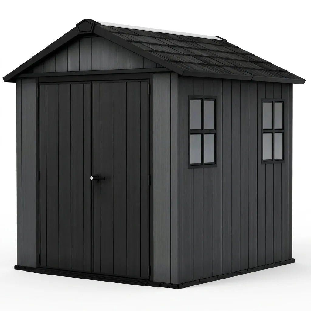 Garden Sheds & Storage in a British garden setting