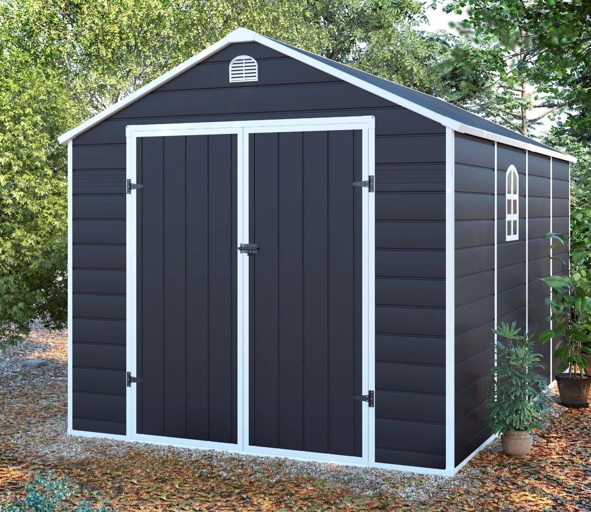 Lotus Sheds Sono 8 x 12 ft Apex Plastic Shed