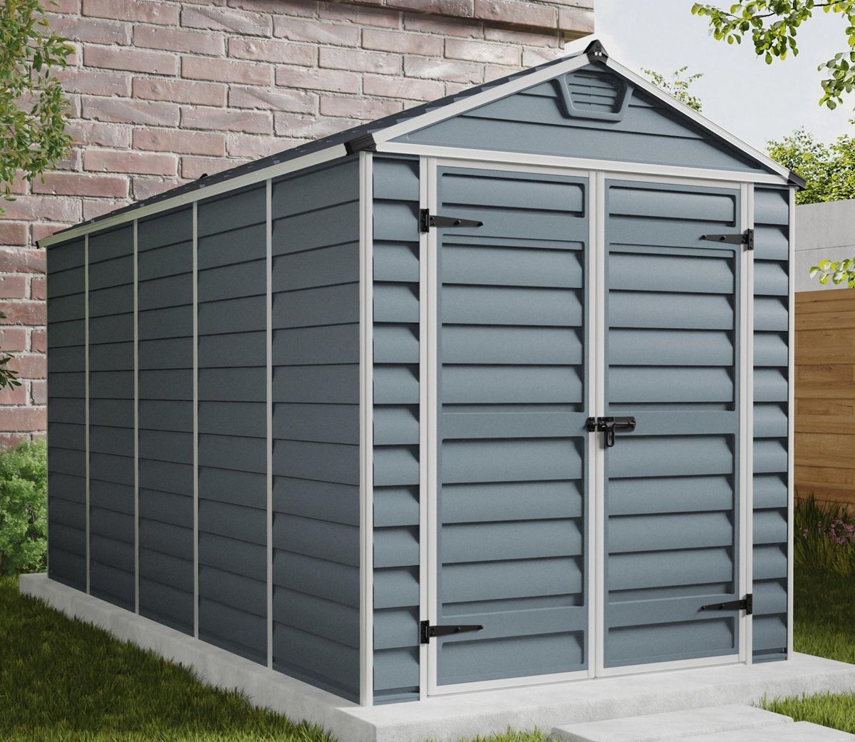 Palram Canopia 6 x 12 ft Skylight Anthracite Polycarbonate Shed