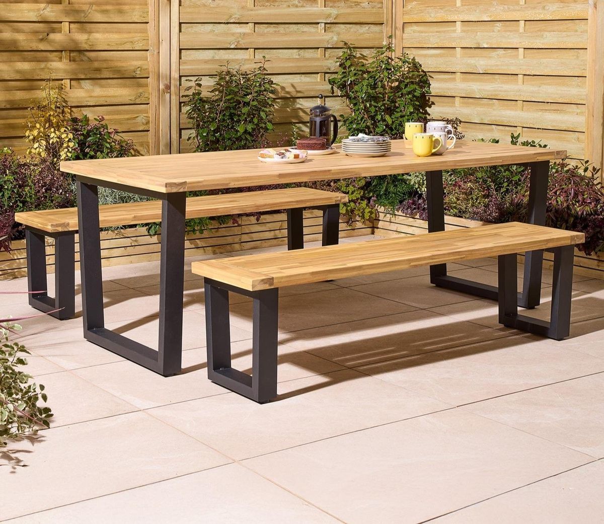 Garden Furniture Sets in a British garden setting