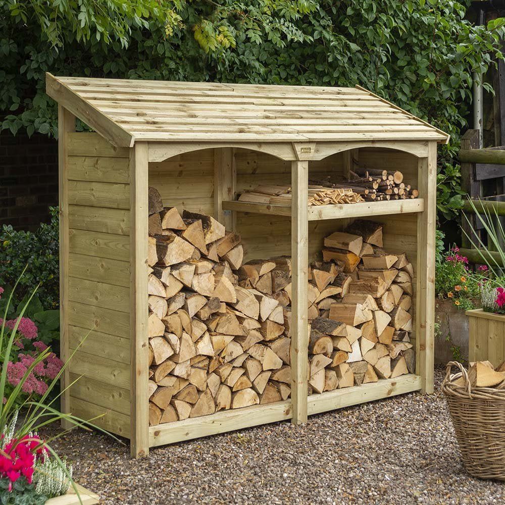 Signature Heritage T&G Tall Double Log Store