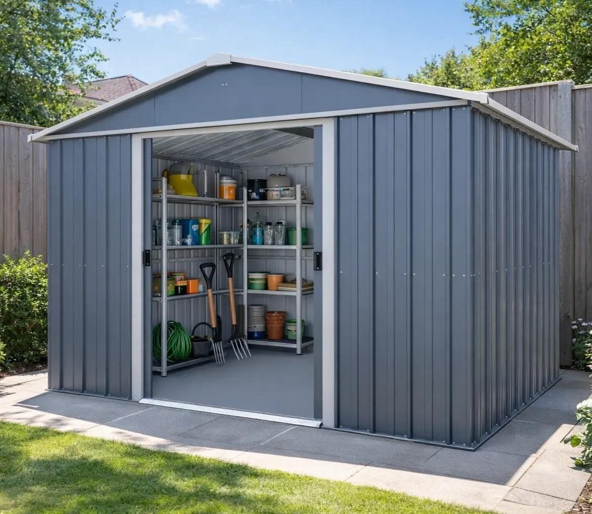 YardMaster 10 x 8 ft Castleton Metal Shed
